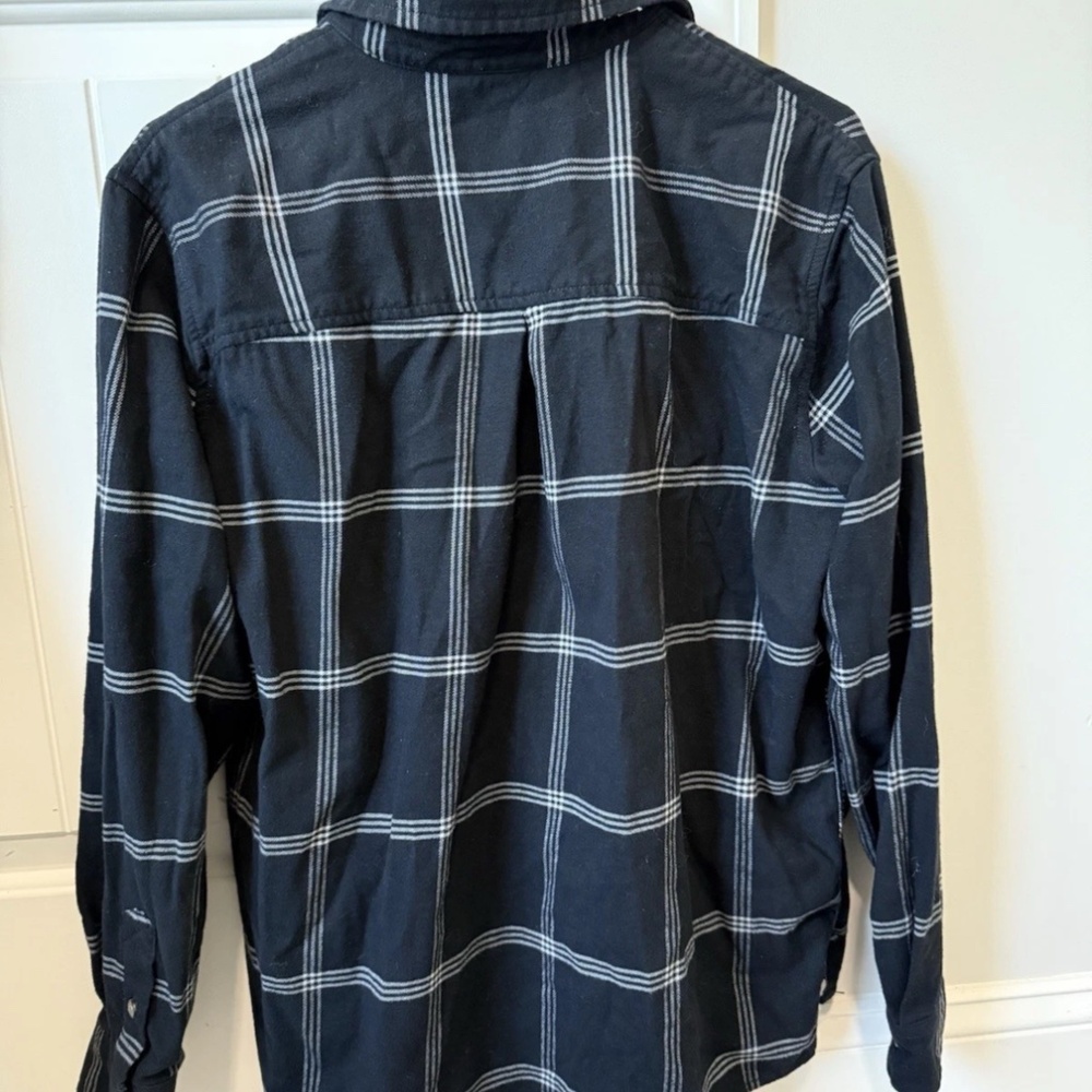Women’s Carhartt Flannel Shirt Loose Fit Size Large L 12-14 - Picture 2 of 4